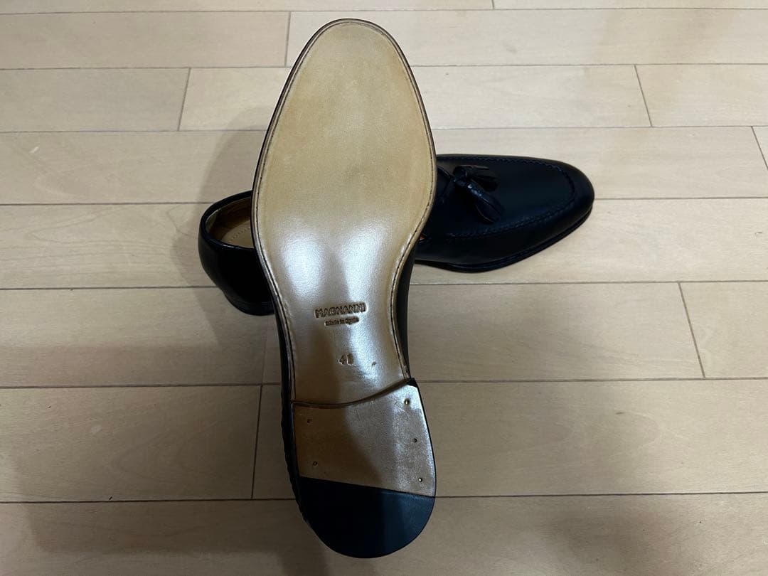 ♡ MAGNANNI 42 ブラック タッセルローファー♡