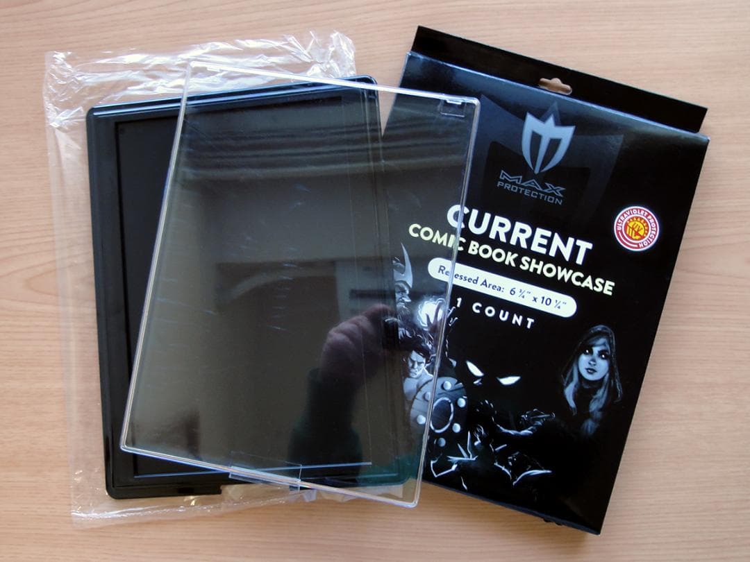 額縁 アメコミリーフ ディスプレイ 4個 コミックブック ショーケース フレーム