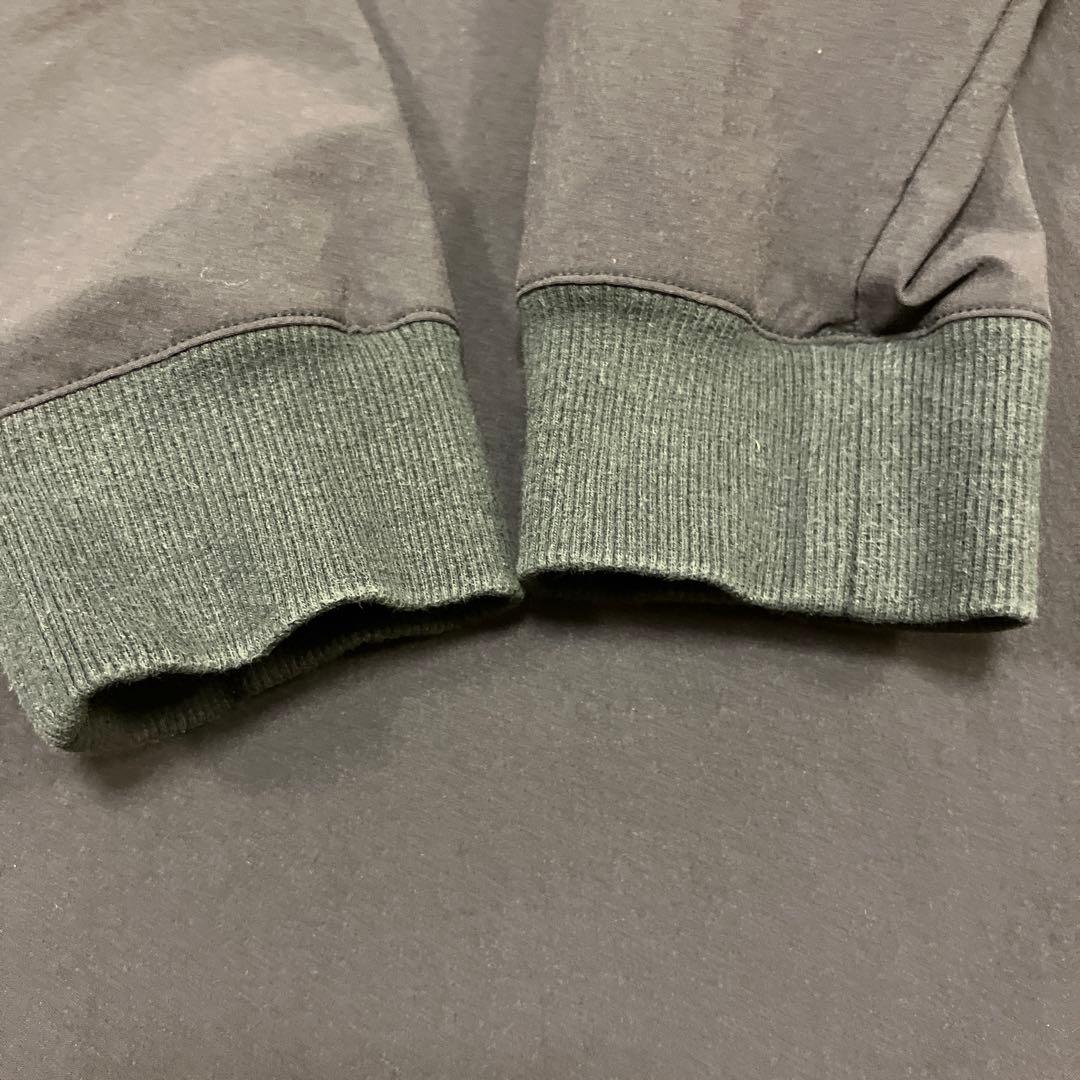 アワーホームOUR ハリ感素材のチュニック丈プルオーバー　ダークネイビー