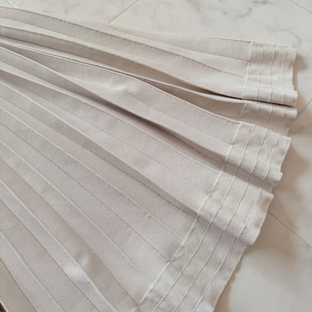 希少42★定価9.8万 フォクシー メトロノーム ニットワンピース フレア