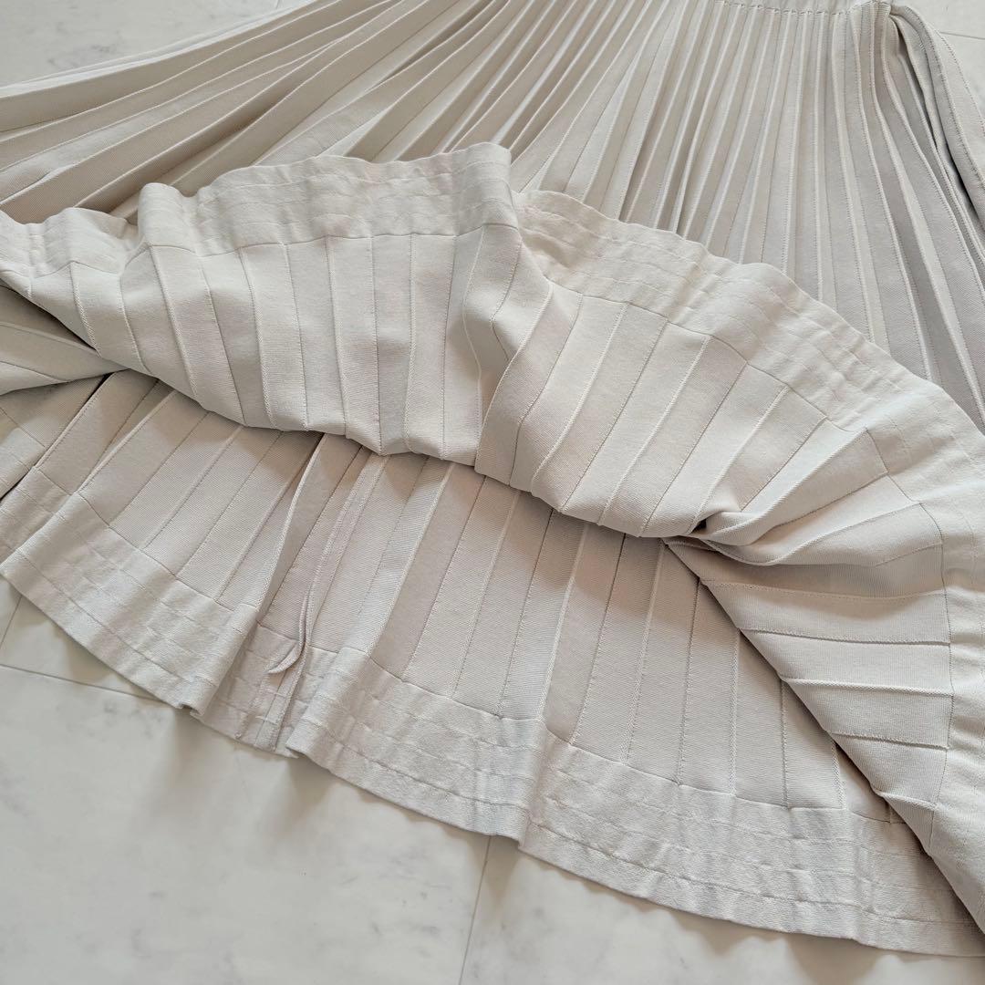 希少42★定価9.8万 フォクシー メトロノーム ニットワンピース フレア