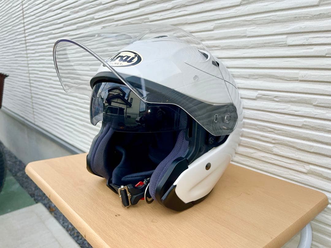 YAMAHA ヤマハ ヘルメット YJ-17 ZENITH ホワイト系 L 美品