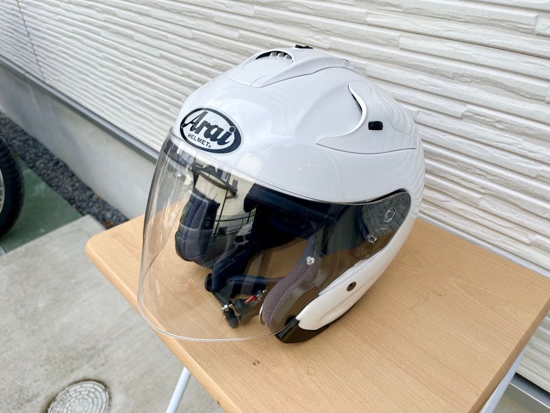 YAMAHA ヤマハ ヘルメット YJ-17 ZENITH ホワイト系 L 美品