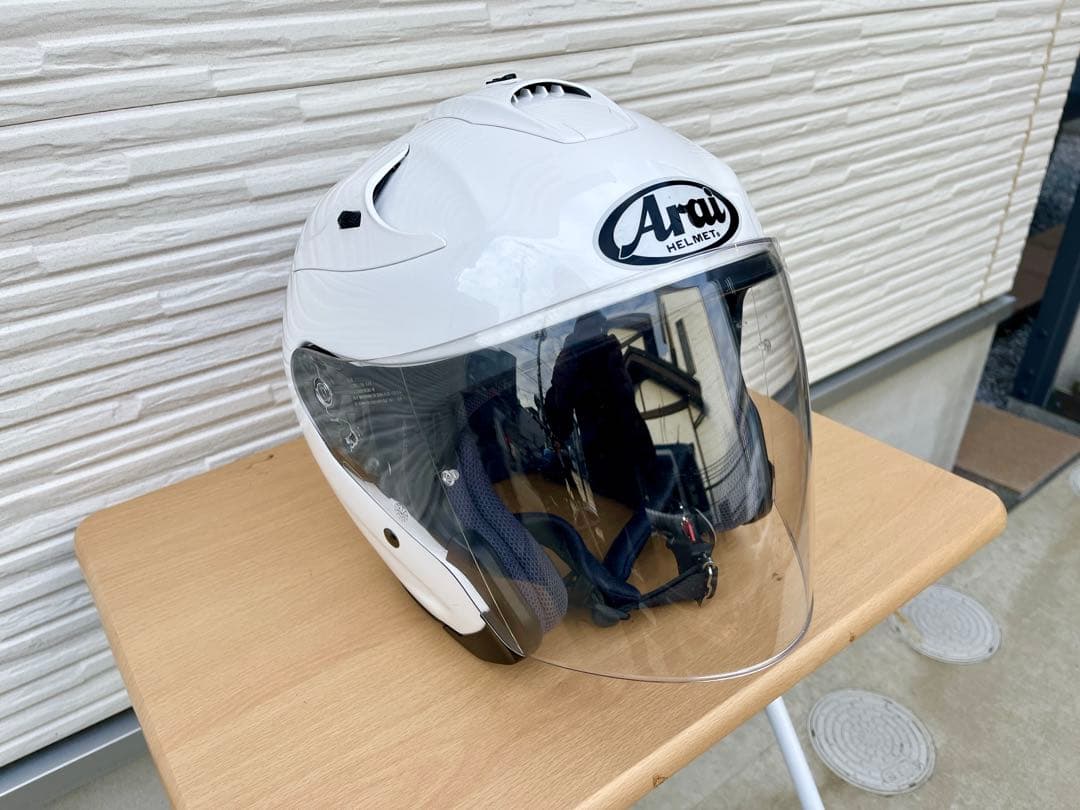 YAMAHA ヤマハ ヘルメット YJ-17 ZENITH ホワイト系 L 美品