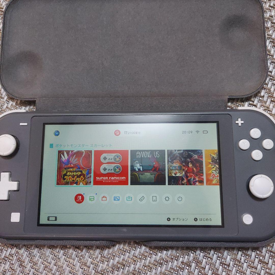 Nintendo Switch Lite グレー 本体＋カバー