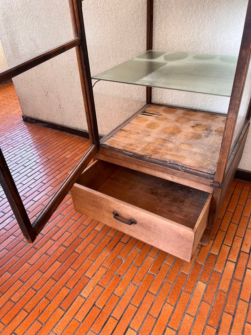 老舗駄菓子屋さんディスプレイショーケース古物古家具古民具アンティークビンテージ