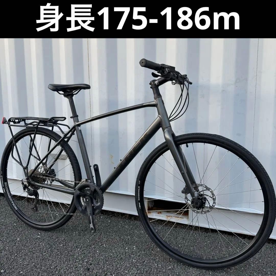 クロスバイク TREK FX2 身長175-186cm 定価8.6万円 ブラック