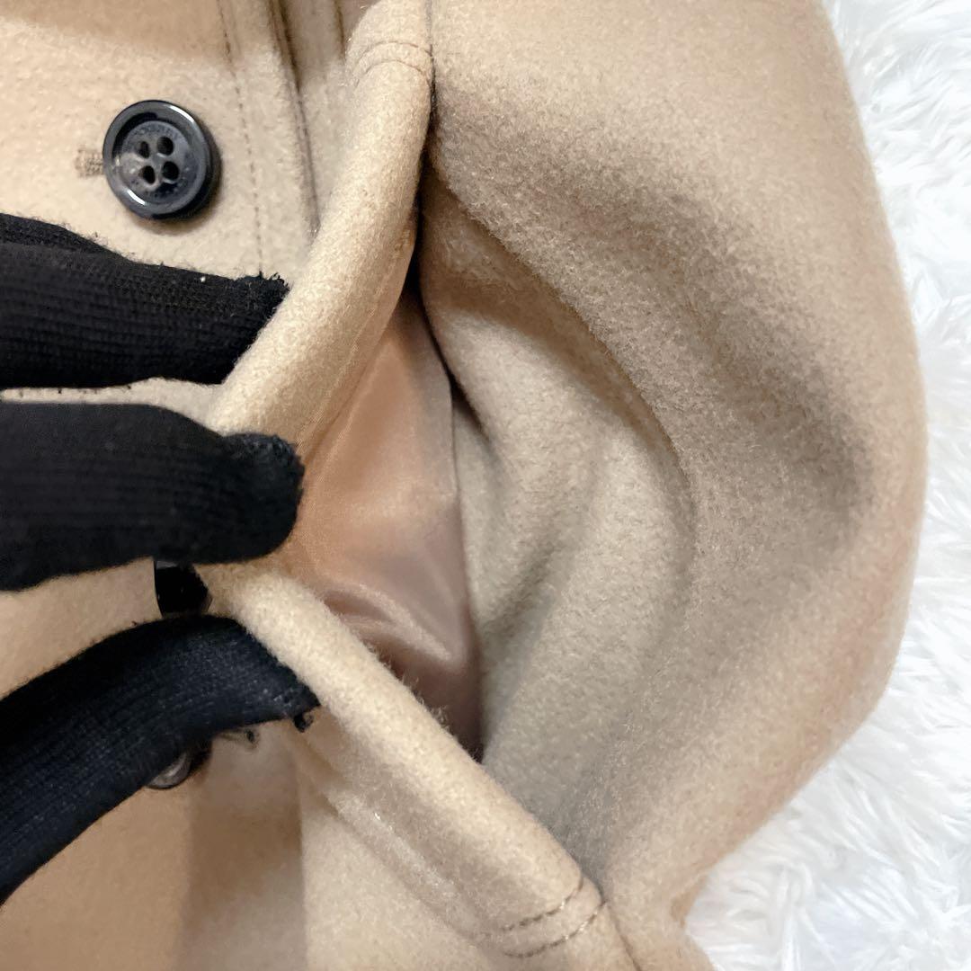 未使用級✨バーバリーブルーレーベル トレンチコート チェック カシミヤ混 ベルト