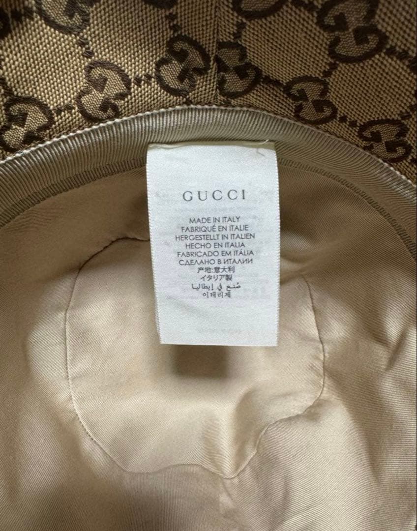 GUCCI GGパターン バケットハット【値下げしました】