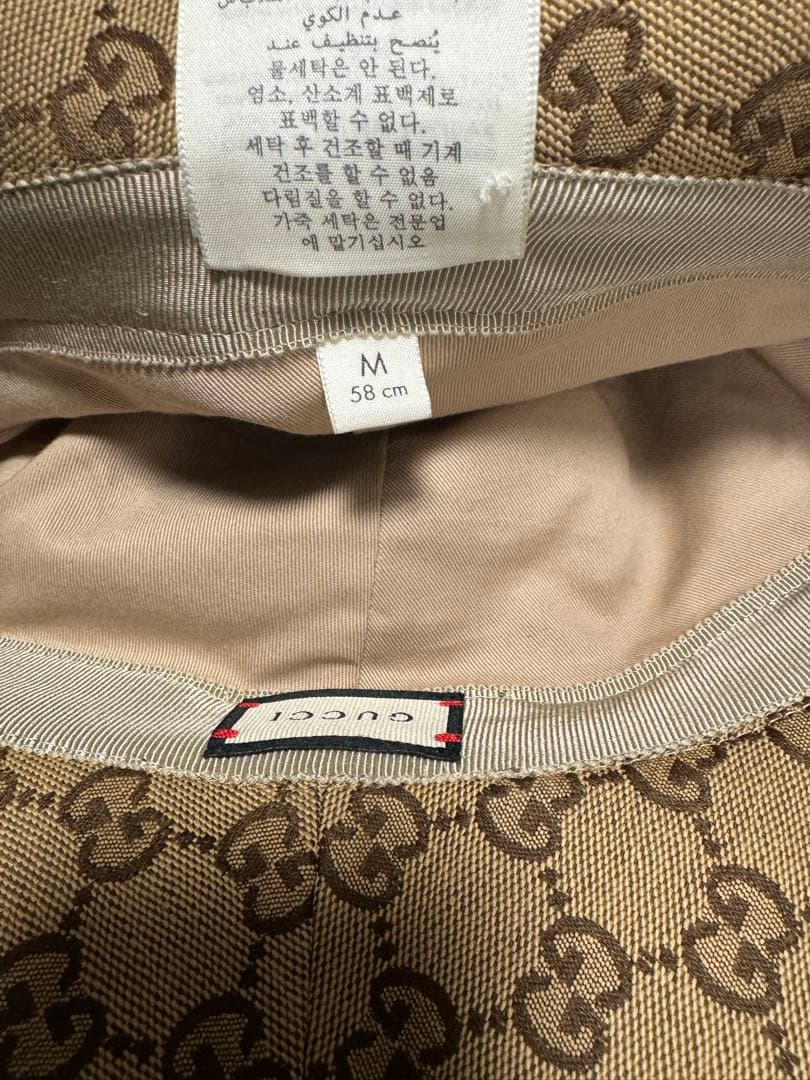 GUCCI GGパターン バケットハット【値下げしました】