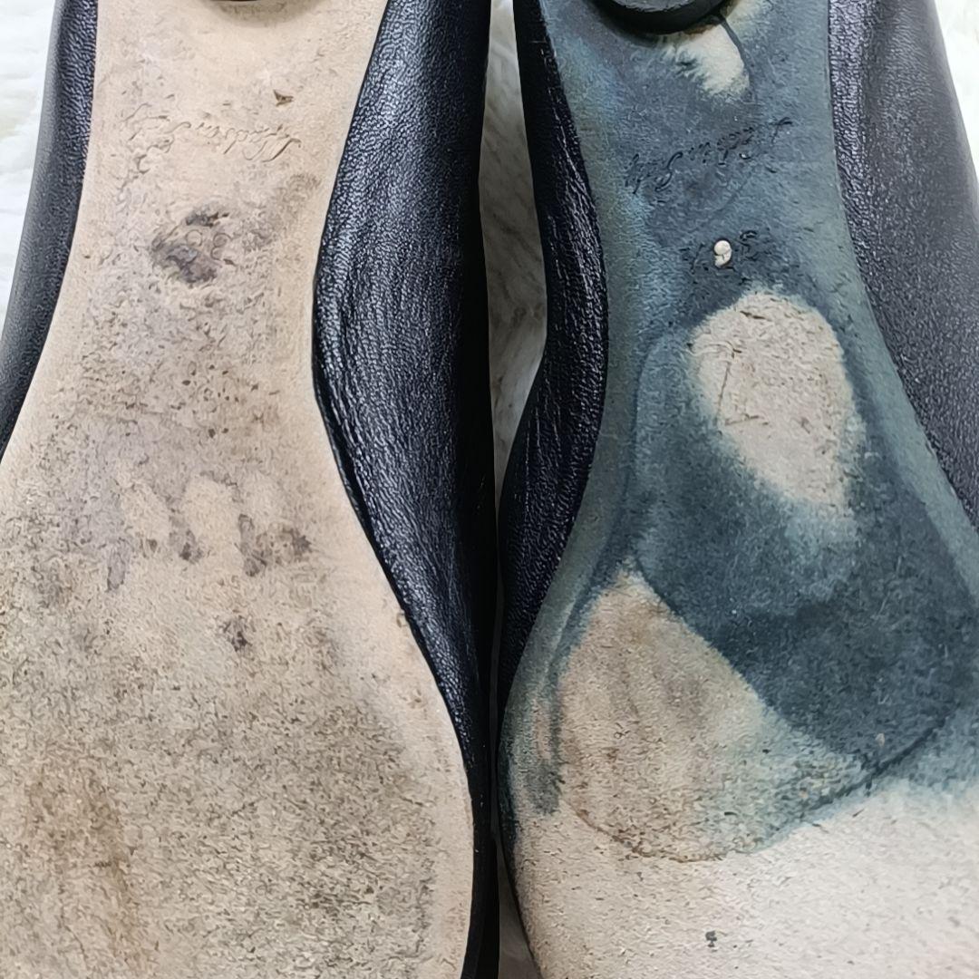 希少✨ルイヴィトン フラットシューズ モノグラム リボン ブラック 23.5cm