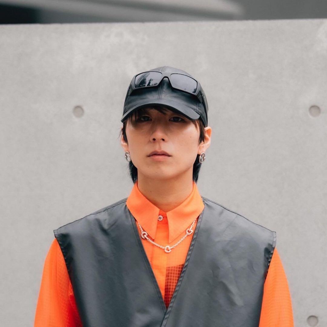 GUIDI × prasthana レザーキャップ