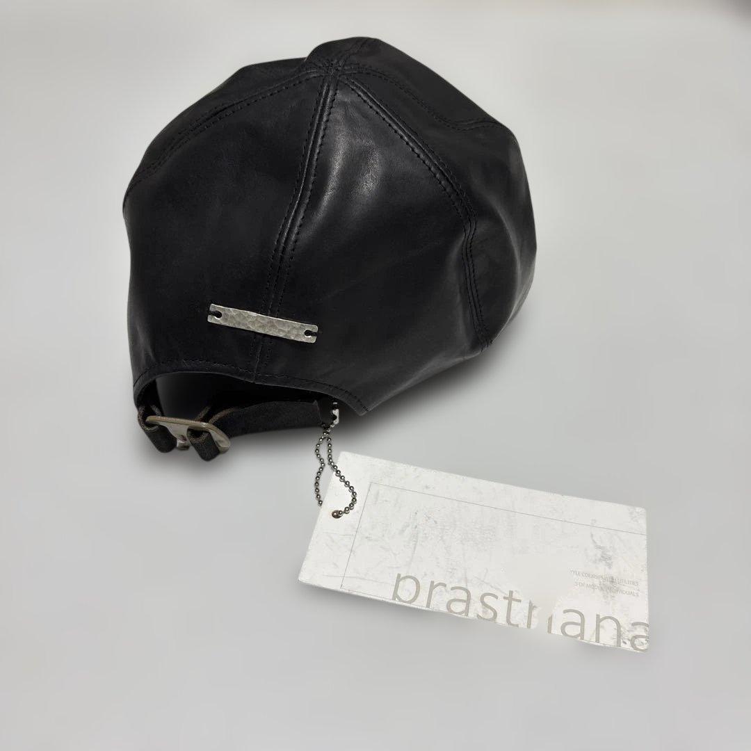 GUIDI × prasthana レザーキャップ