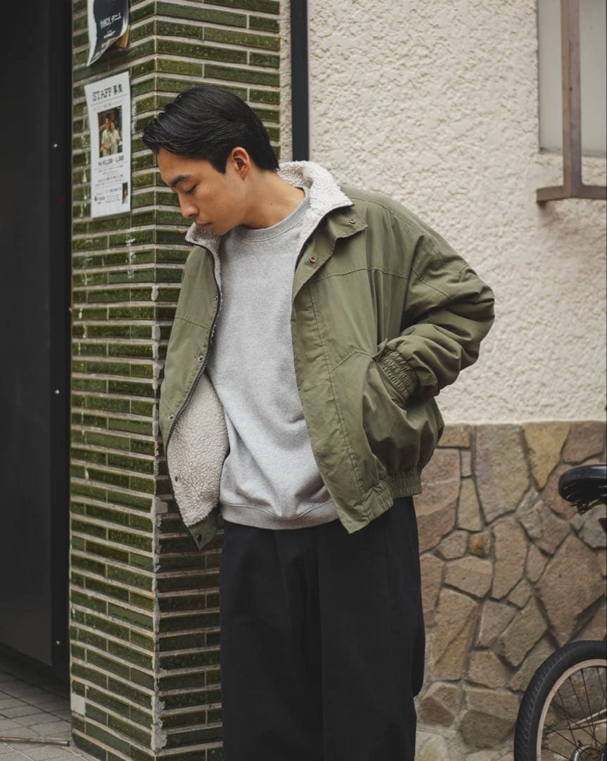 ジャケット BONBONジャケット ボアミリタリージャケットメンズレディース