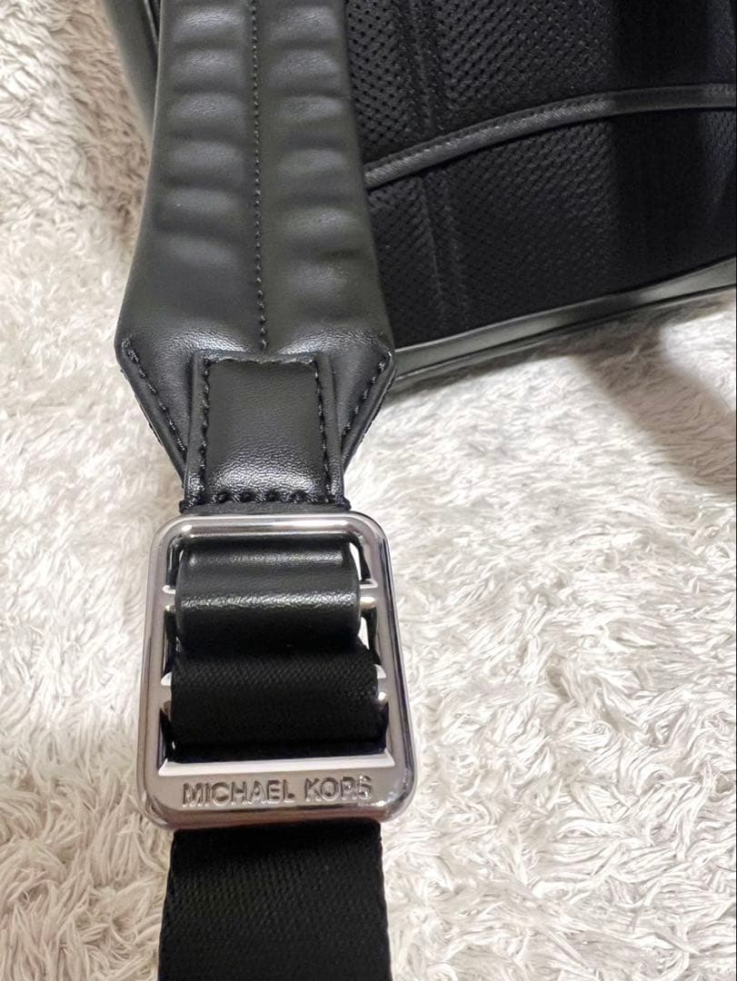 極美品　マイケルコース リュック バックパック ブラック レザー