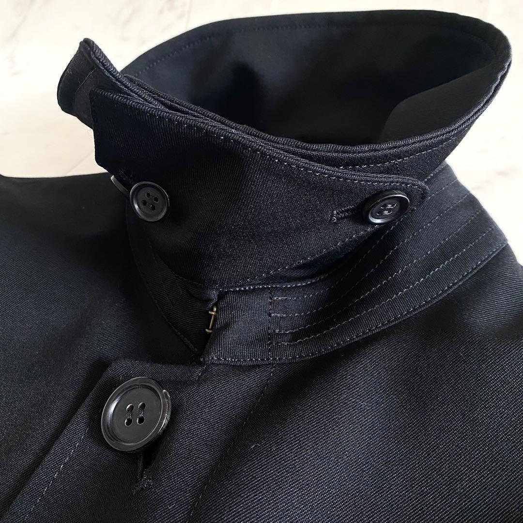 極美品 アンスクリア INSCRIRE ウールギャバジンケープコート 38