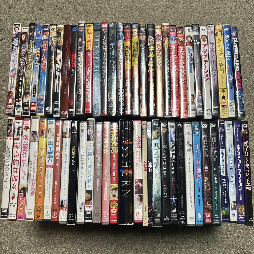 130本以上DVDまとめ売り 邦画 洋画 韓国 中国 アニメドラマ アメコミ
