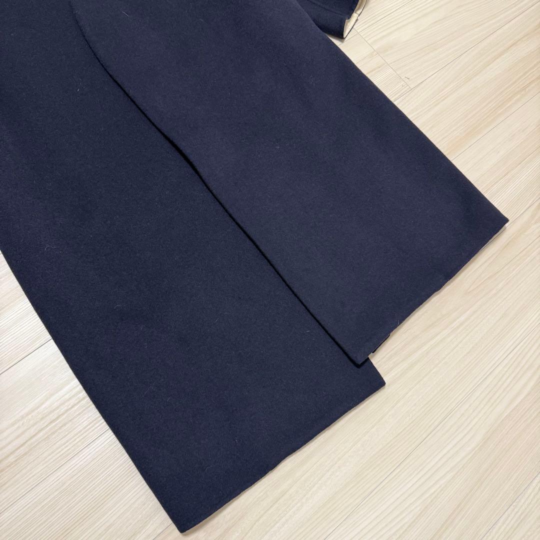 【極美品✨】エンフォルド ウールソフトリバーノーカラーコート ダブルフェイス