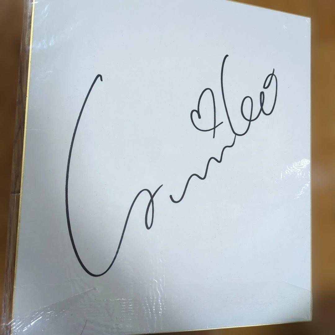 【33年前】高橋由美子直筆サイン