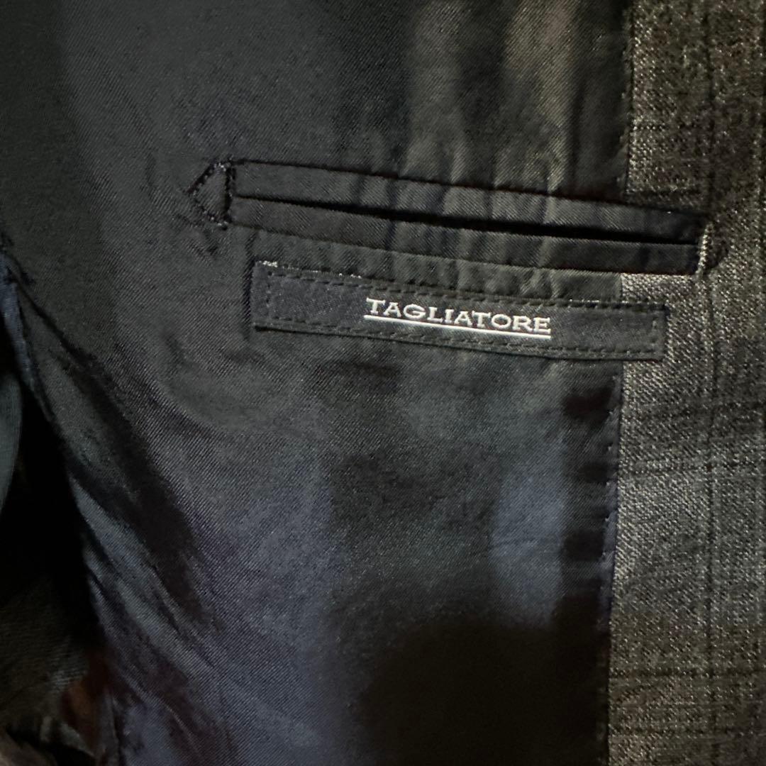 【美品TAGLIATORE】ラペルピン&スーツREDA. Super 130's