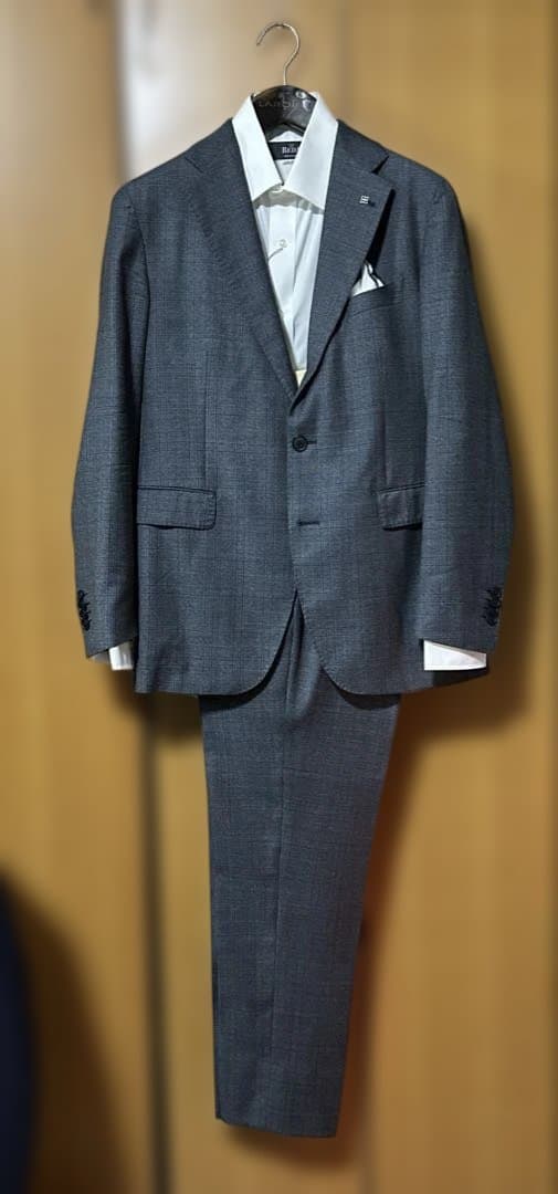 【美品TAGLIATORE】ラペルピン&スーツREDA. Super 130's