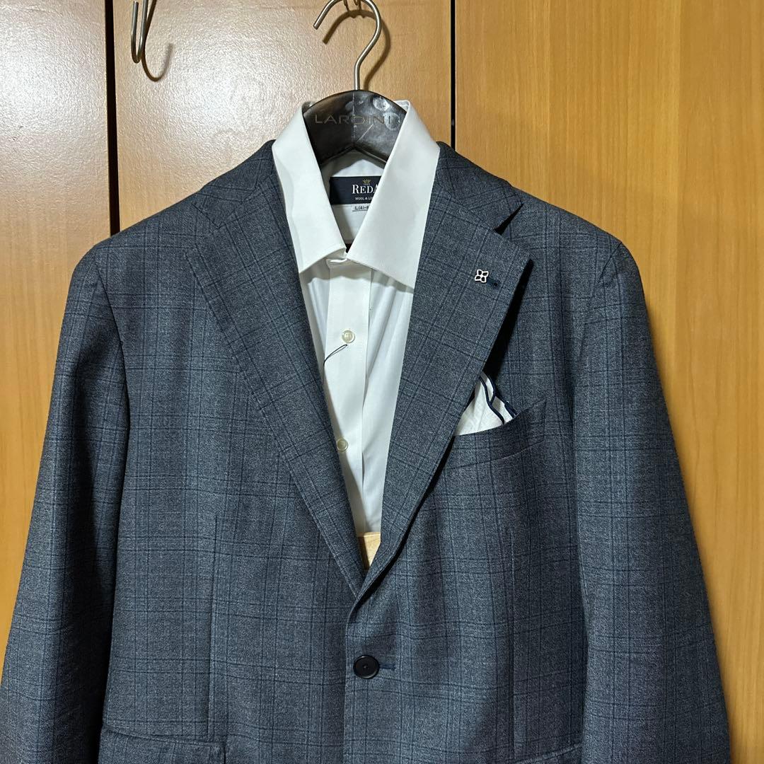 【美品TAGLIATORE】ラペルピン&スーツREDA. Super 130's