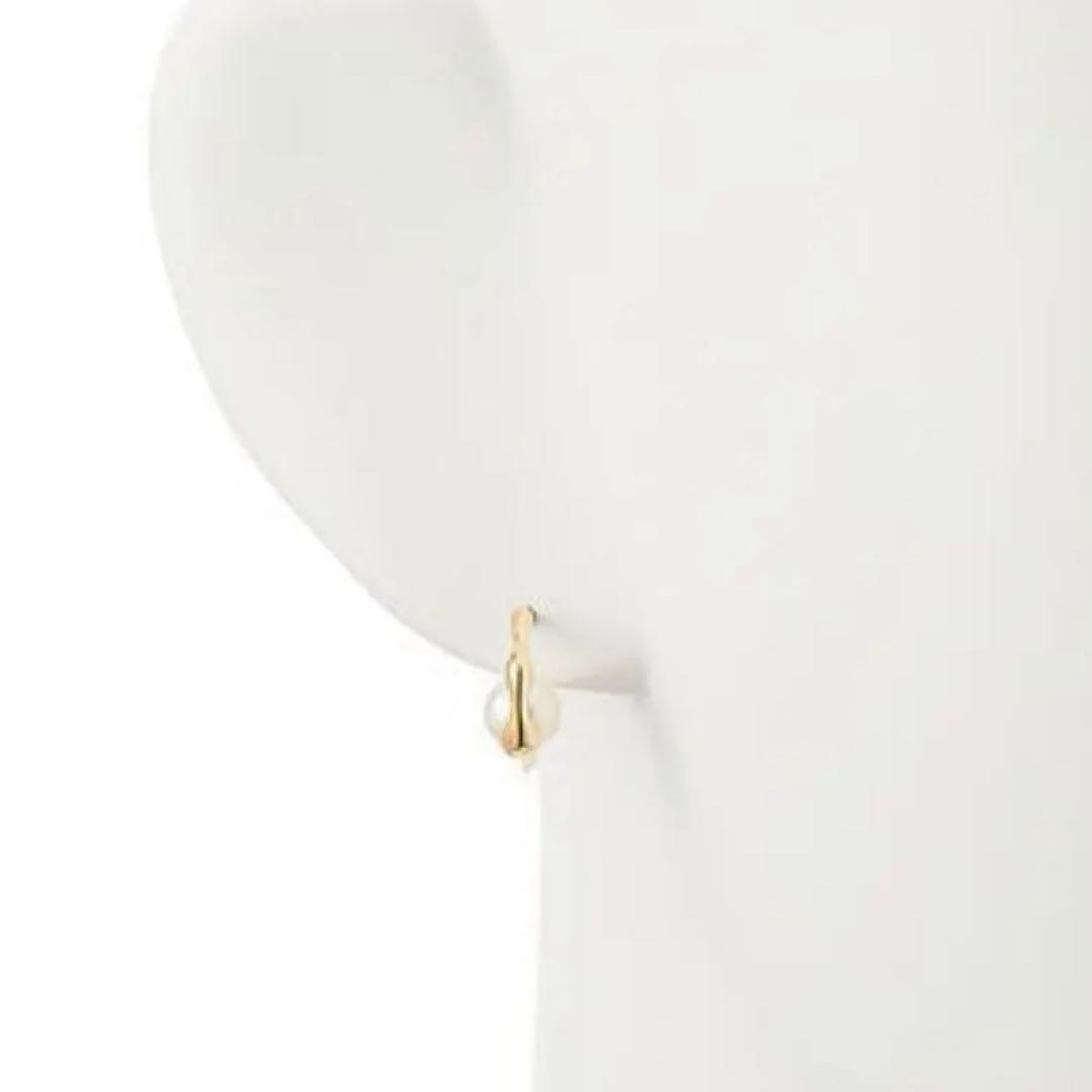 agete K10 淡水パールピアス