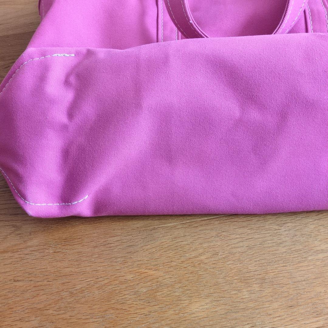 【美品】L.L.Bean トートバッグ ピンク　ラージ　ファスナー