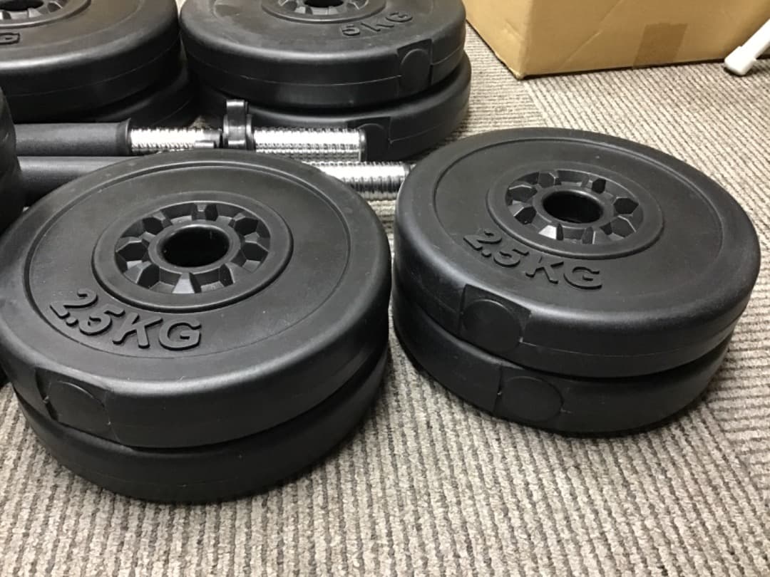 【OY】可変式ダンベルセット 20kg×2 計40kg
