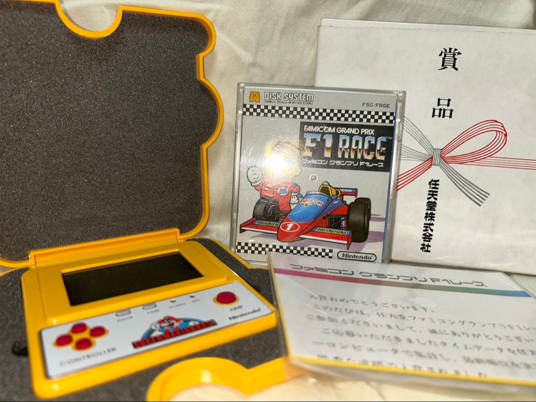 マ*0様 【激レア】任天堂 F1レース 携帯型ゲーム機 ケース付き　新品　未使用