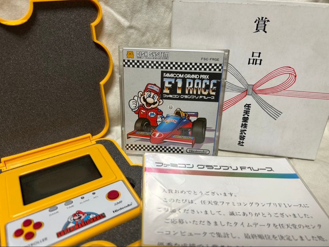 マ*0様 【激レア】任天堂 F1レース 携帯型ゲーム機 ケース付き　新品　未使用