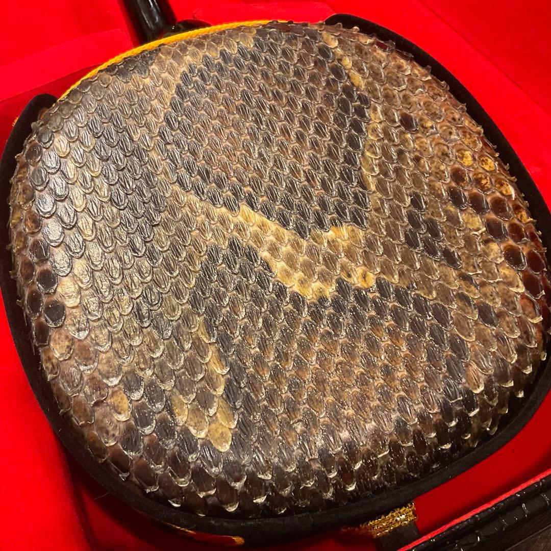 極美品！未使用級！三線さんしん(沖縄三線)本皮強化張り