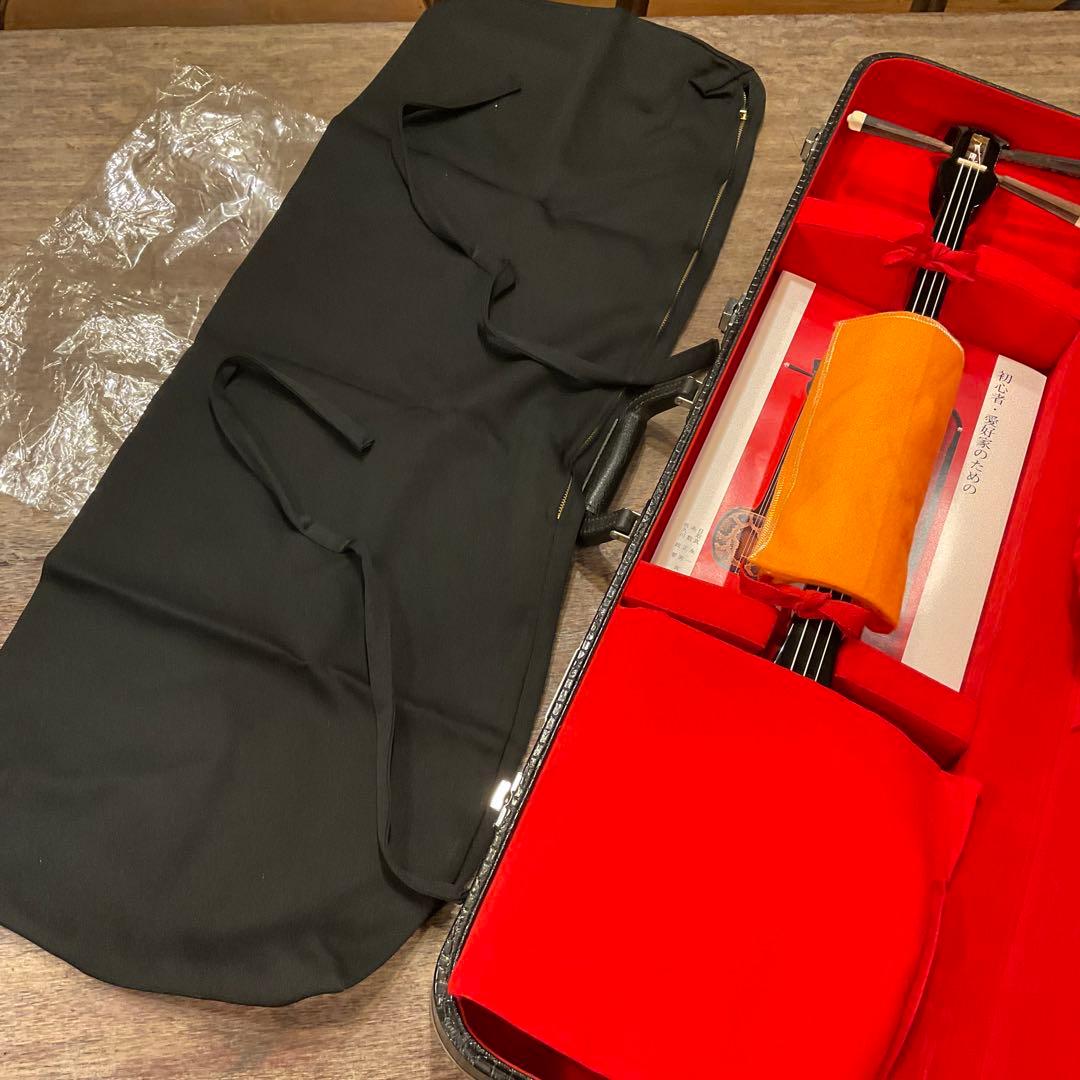 極美品！未使用級！三線さんしん(沖縄三線)本皮強化張り