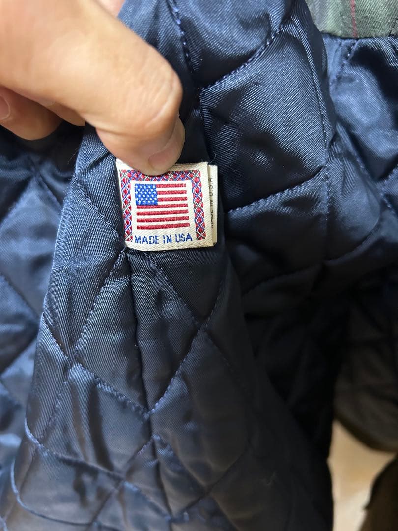 80s USA製 ブルックスブラザーズ 中綿 メルトン ウール ジャケット