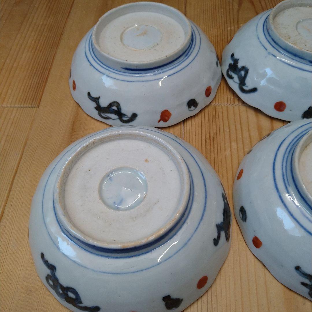 有田焼 伊万里焼　古伊万里　金彩　なます皿　小皿　小鉢　6枚セット