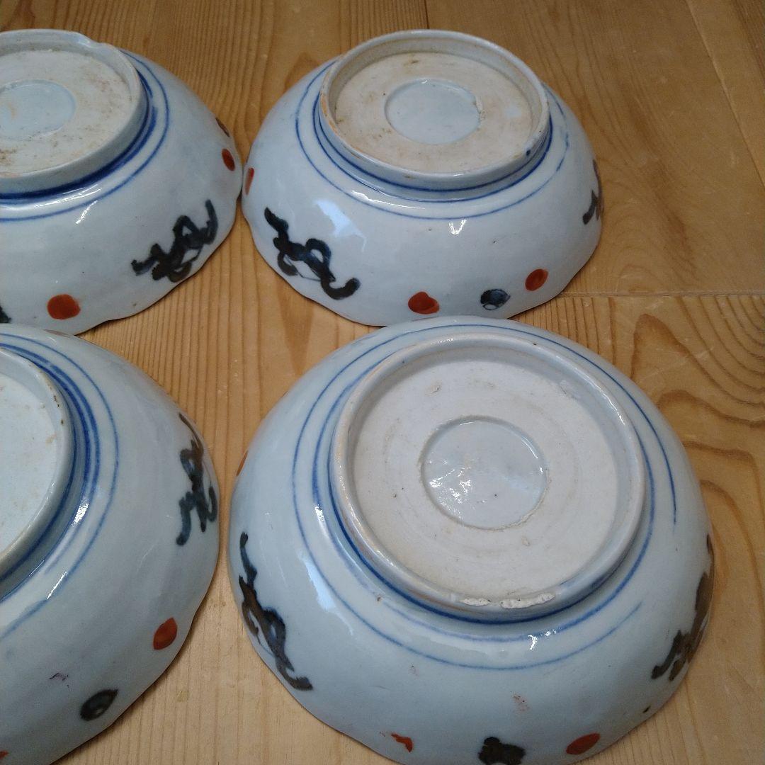 有田焼 伊万里焼　古伊万里　金彩　なます皿　小皿　小鉢　6枚セット