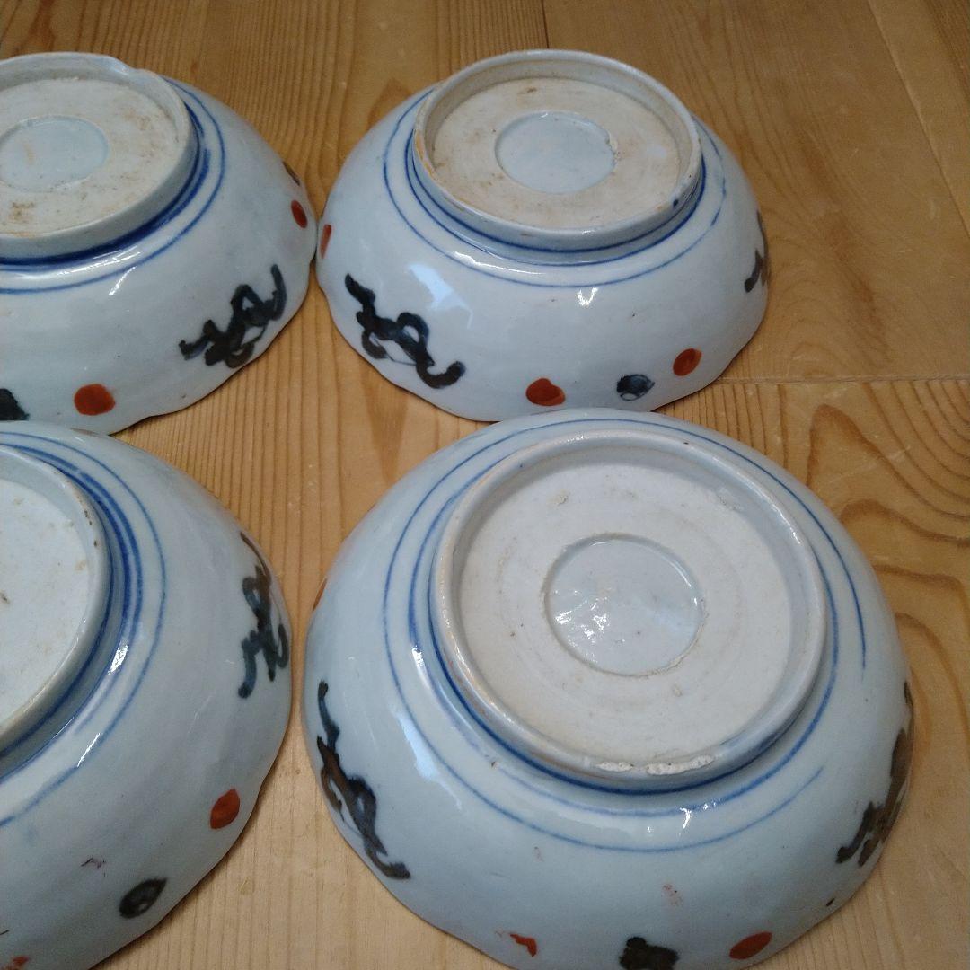 有田焼 伊万里焼　古伊万里　金彩　なます皿　小皿　小鉢　6枚セット