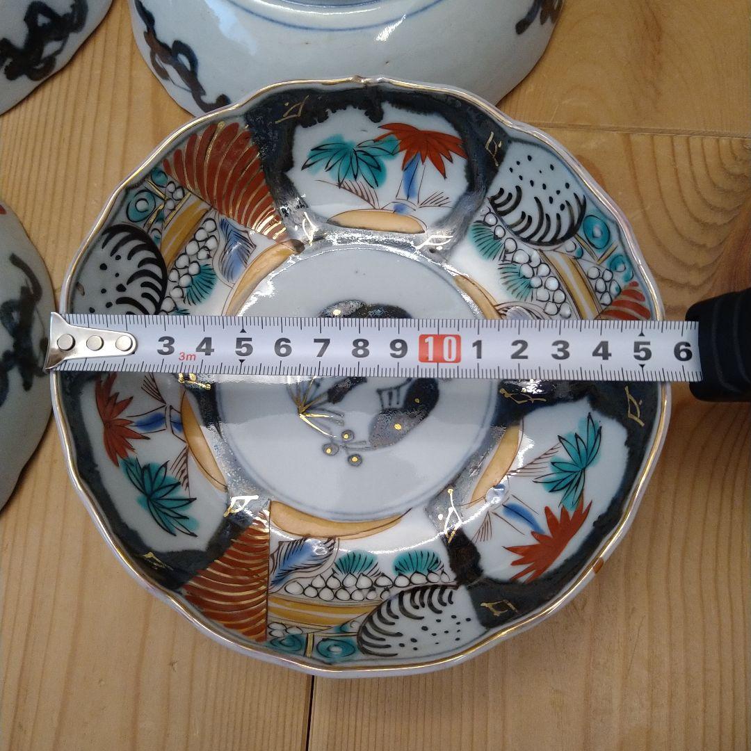 有田焼 伊万里焼　古伊万里　金彩　なます皿　小皿　小鉢　6枚セット