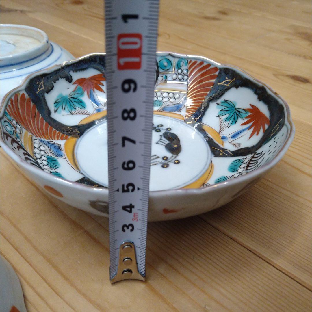 有田焼 伊万里焼　古伊万里　金彩　なます皿　小皿　小鉢　6枚セット