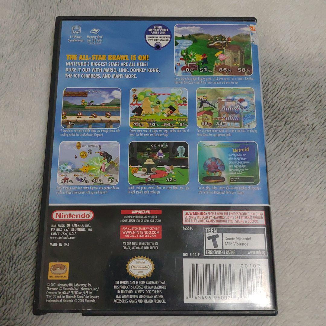北米版GC　大乱闘スマッシュブラザーズ　melee