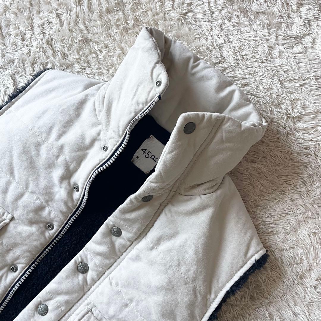 45R 極美品 サテンキルトの908オーシャンベスト 1 定価6.5万円