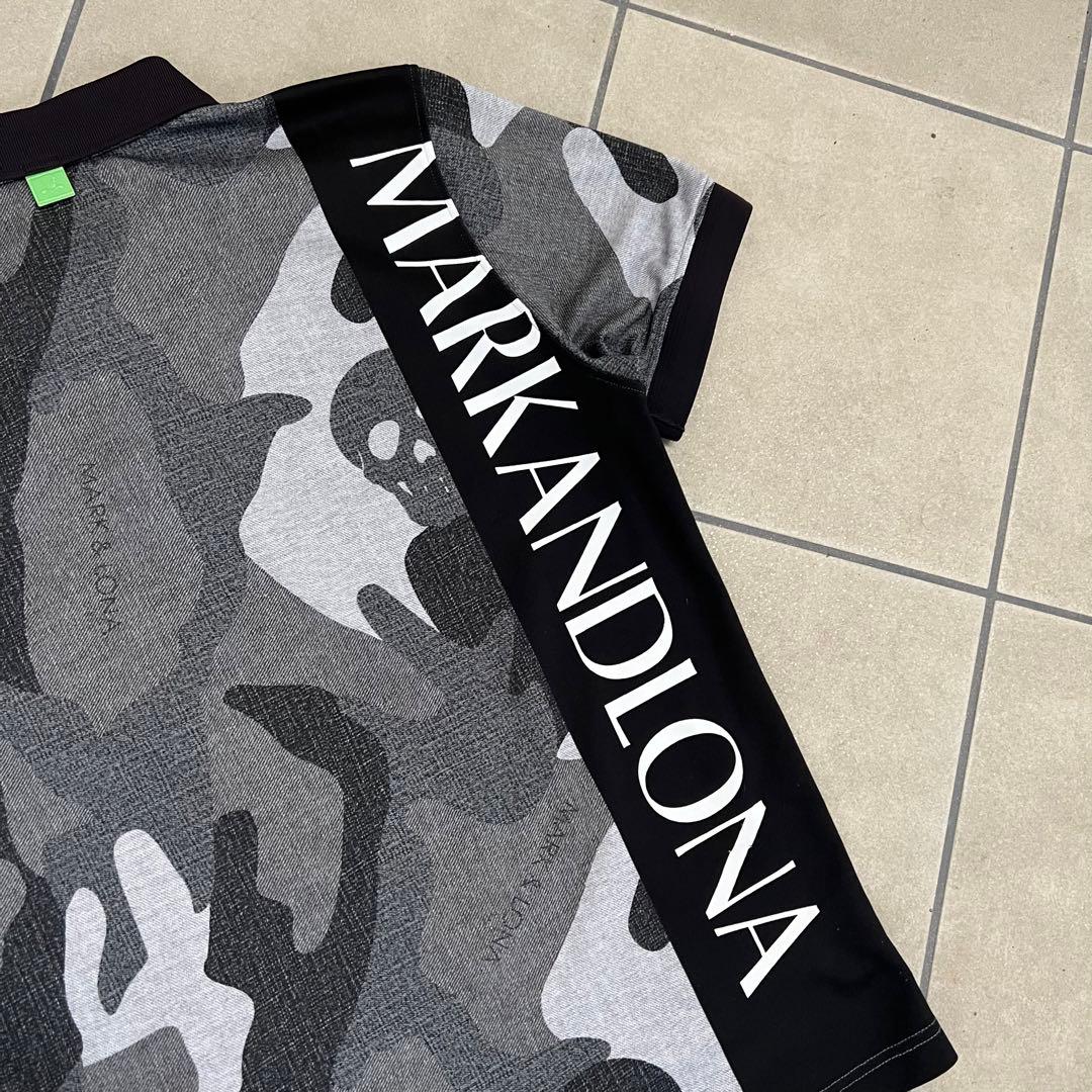 MARK&LONA マークアンドロナ　ポロシャツ　メンズ　ゴルフ　48 ロゴ　L