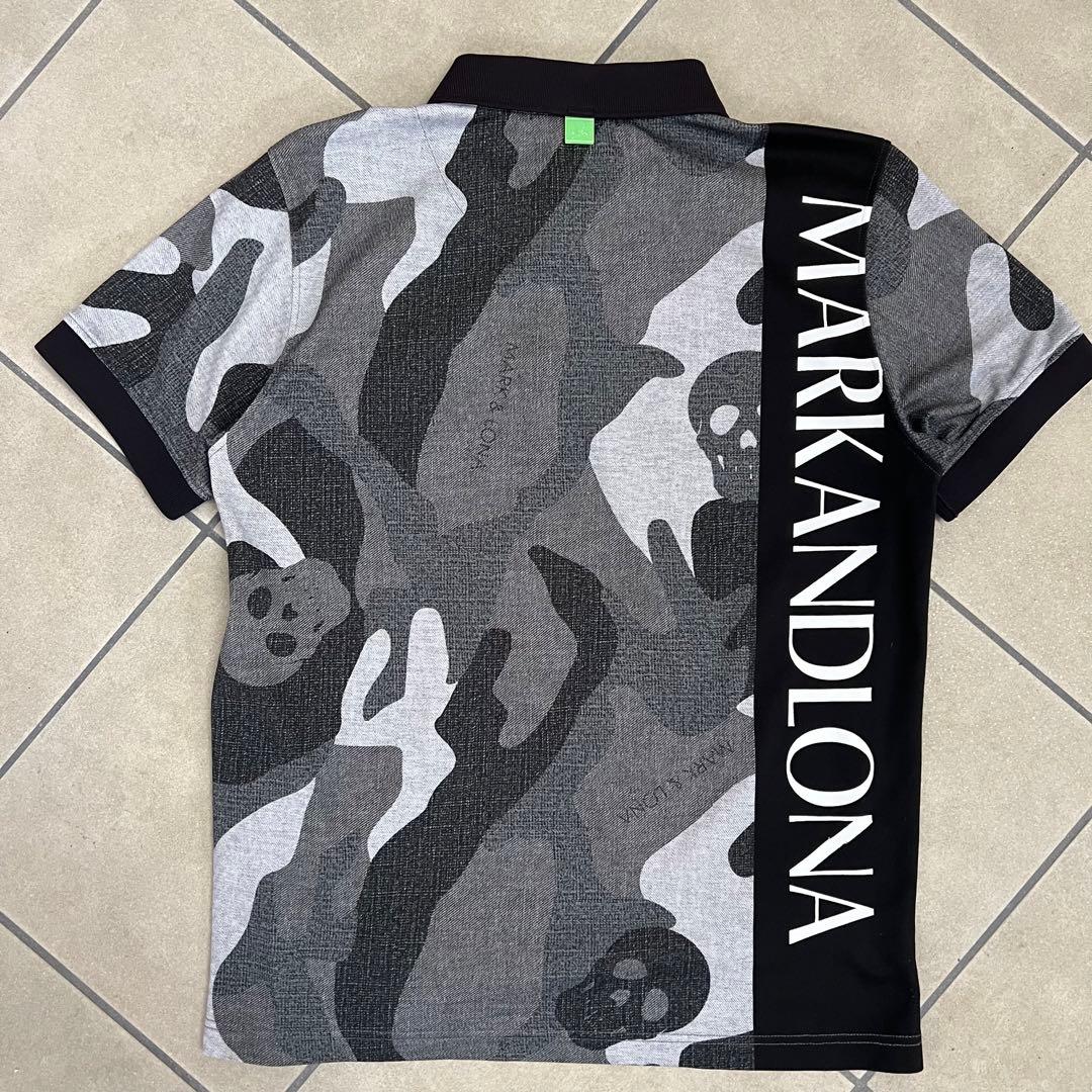 MARK&LONA マークアンドロナ　ポロシャツ　メンズ　ゴルフ　48 ロゴ　L