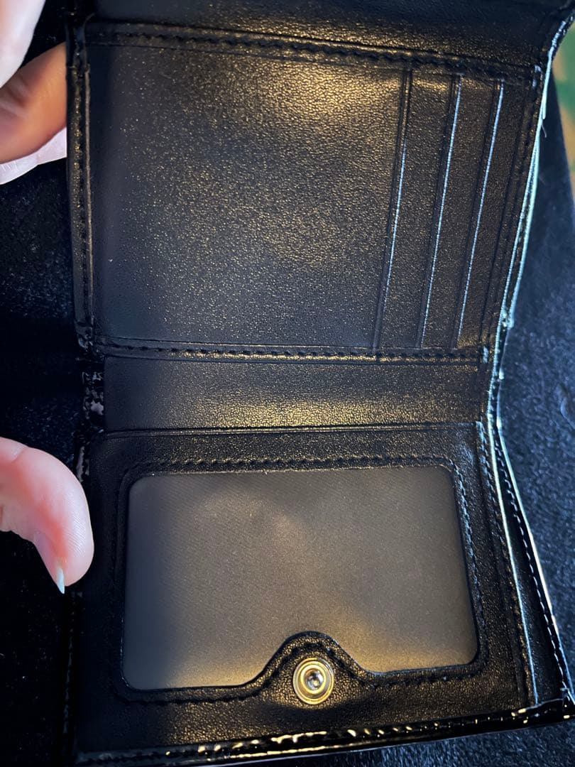 Vivienne Westwood ブラック 三つ折り財布