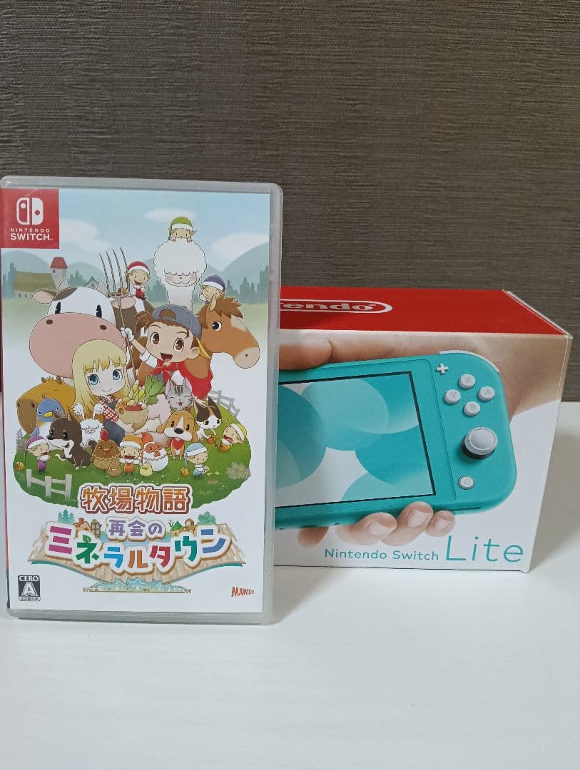 Nintendo Switch lite　スイッチライト　牧場物語のセットです♪