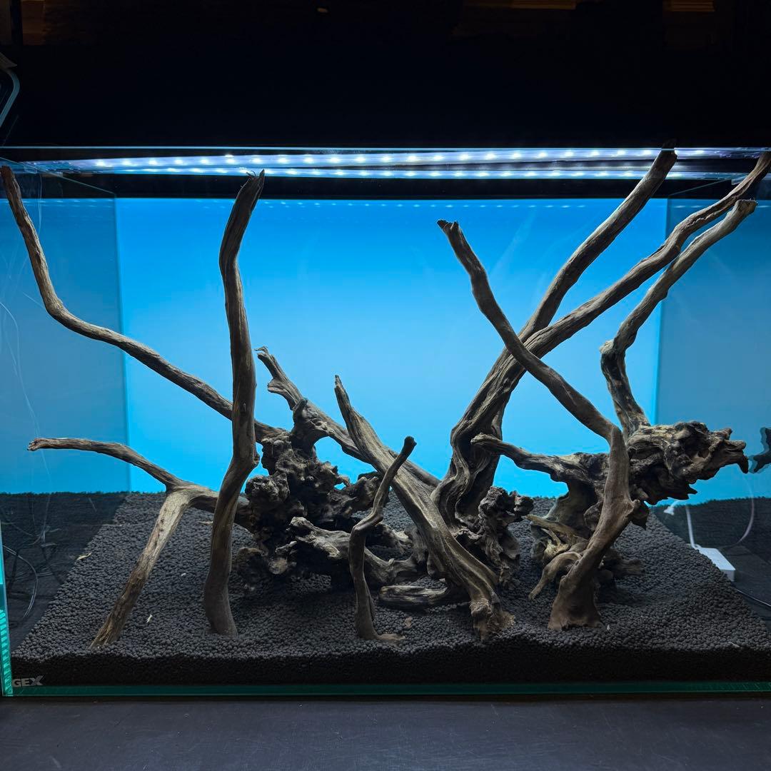 MSRW-6822 スリムウッドレイアウトセット　60cm水槽用　アクアリウム
