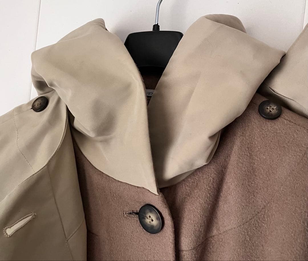 SEVENTY セブンティ フーデッド 2wayコート