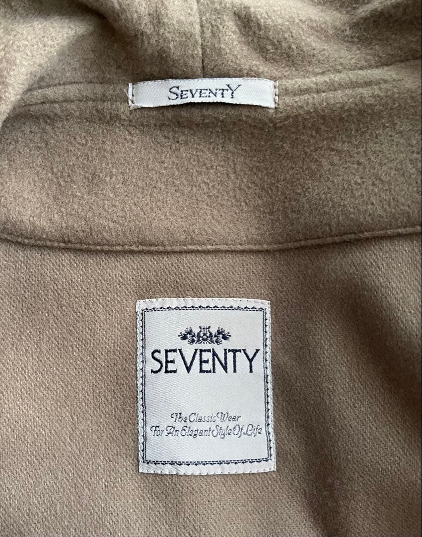 SEVENTY セブンティ フーデッド 2wayコート