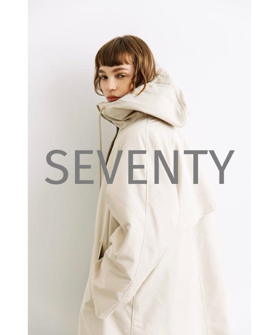 SEVENTY セブンティ フーデッド 2wayコート