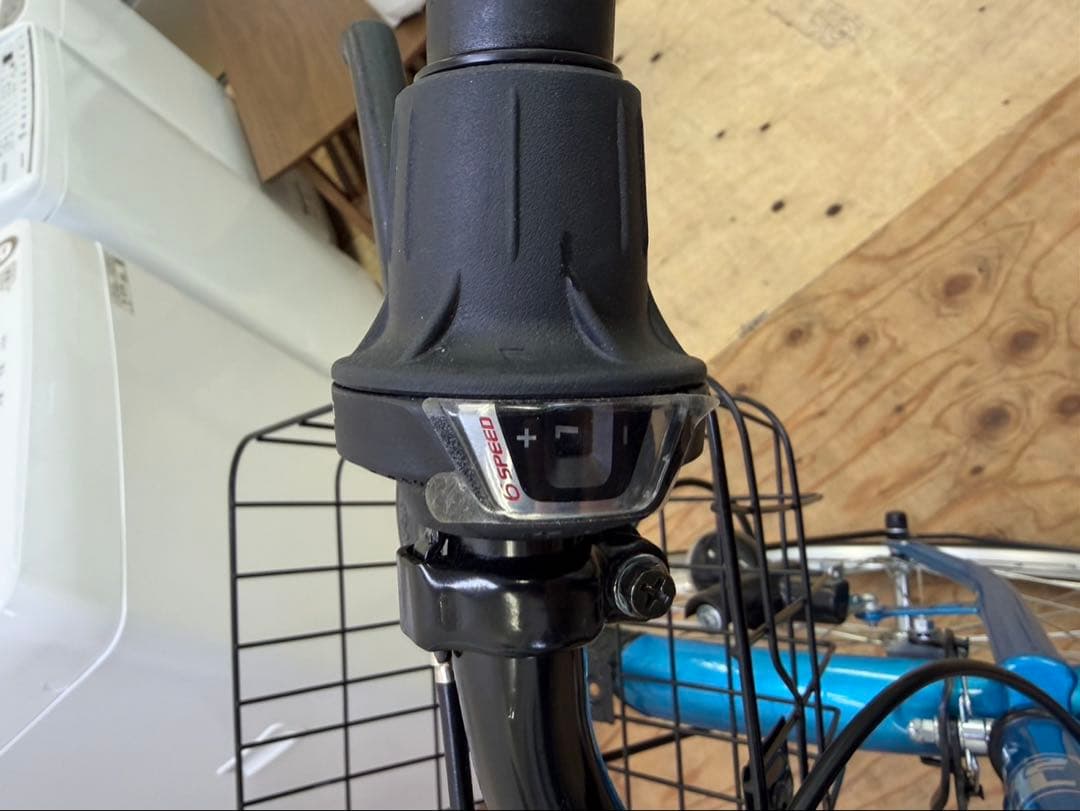 組立済み LUEELA 26インチ 折りたたみ 自転車 6段変速 鍵付き